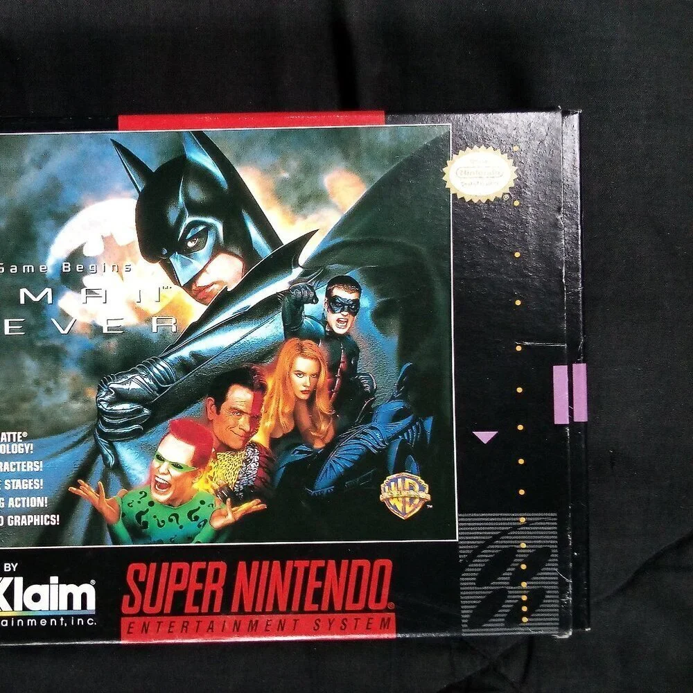 Batman Forever Super Nintendo Game SNES CIB